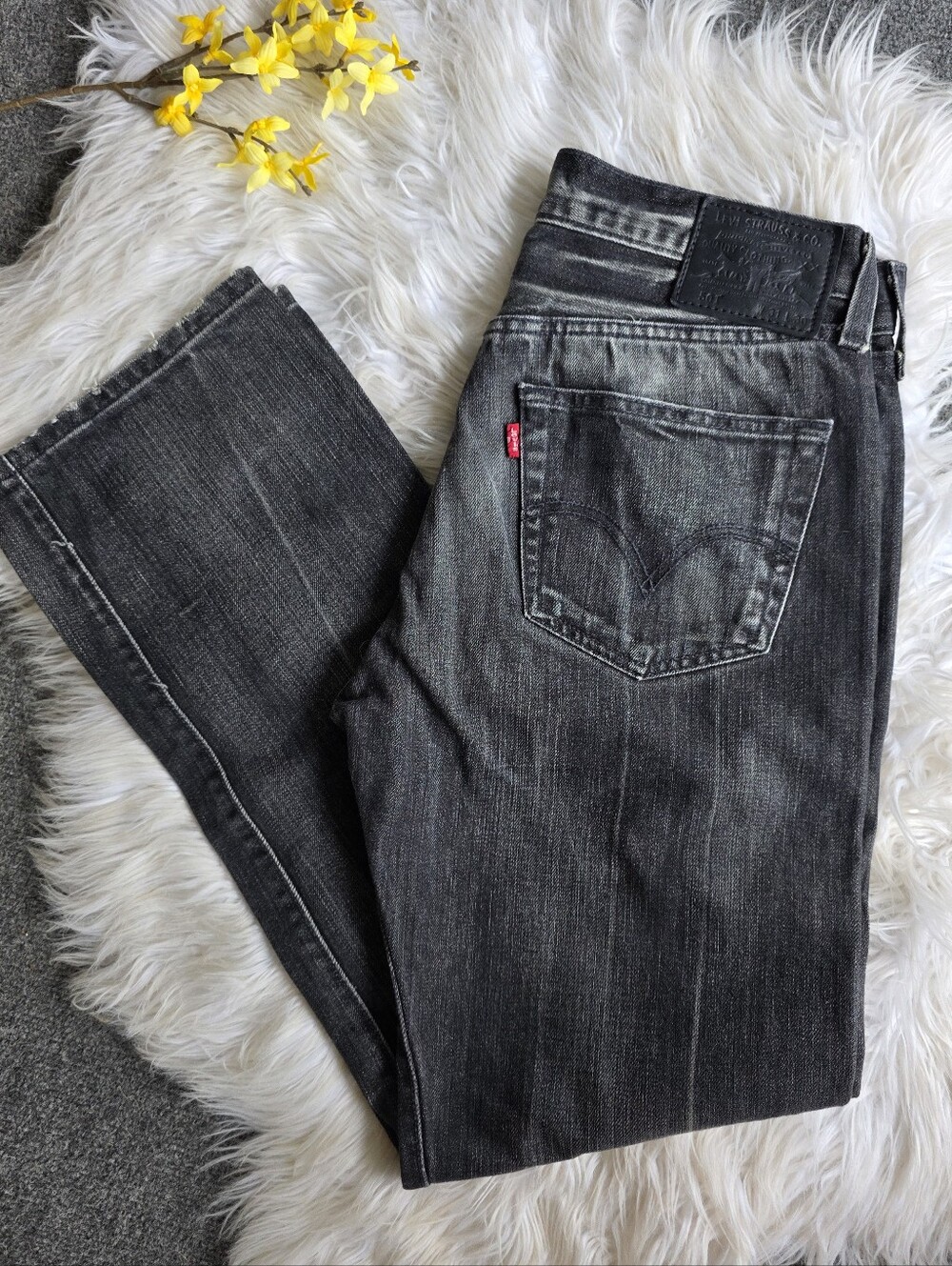 Levi's 501 Straight Leg Button-Fly Jeans
